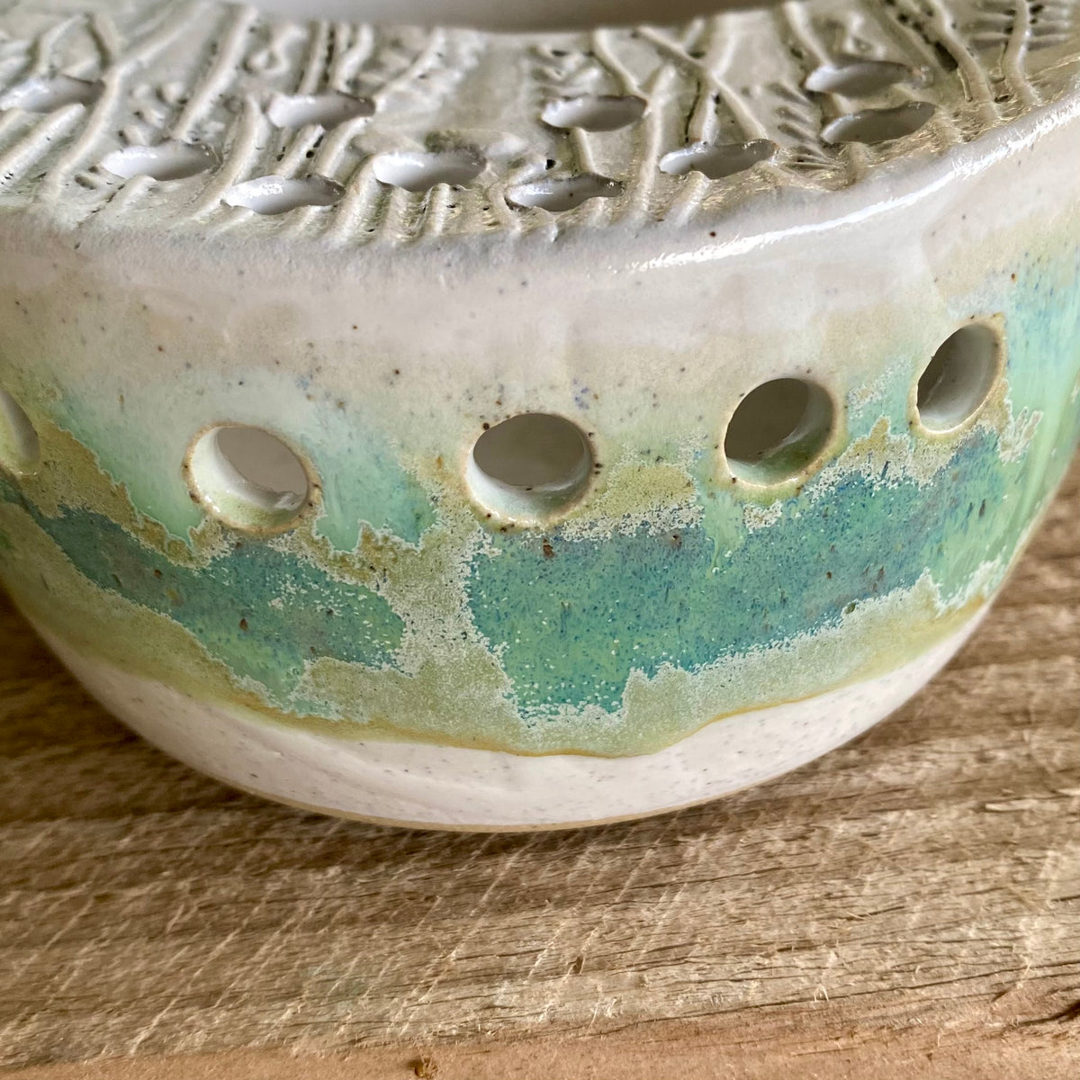 Ceramic Berry Strainer | Handmade Pottery