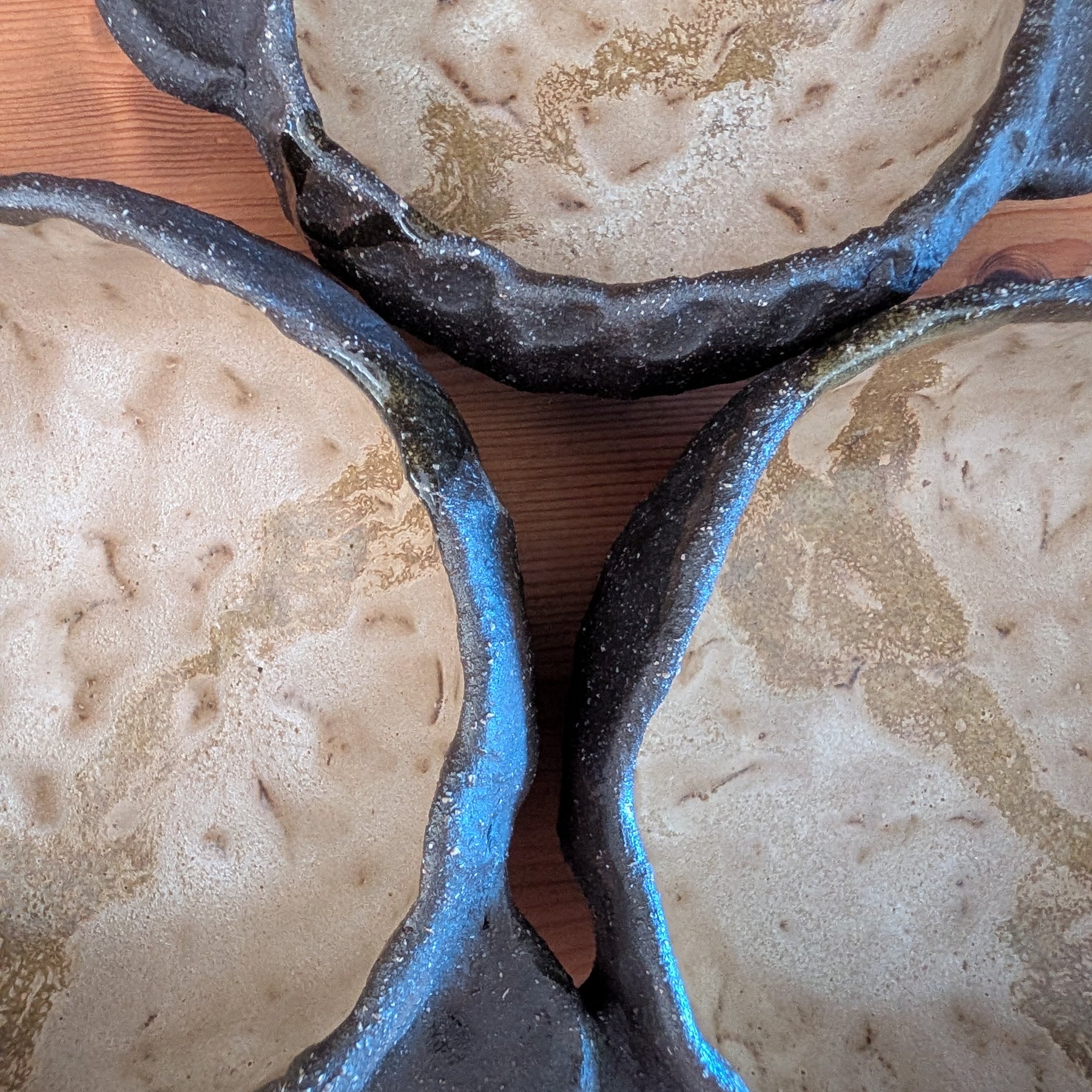 Handmade Ceramic Bowls (set of 3) - Earthy | Organic Minimalism | Stoneware