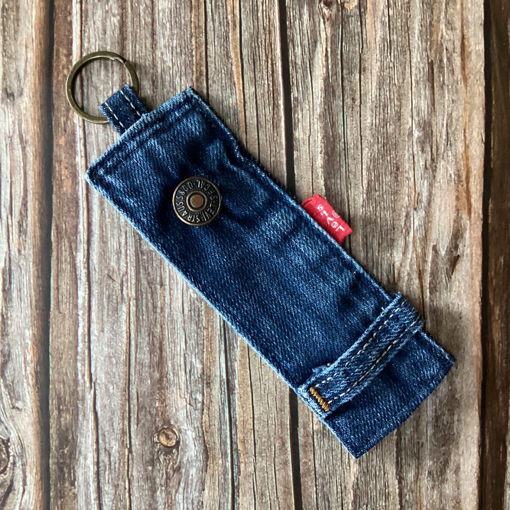 Upcycled Denim Key Ring Fob - Levi's