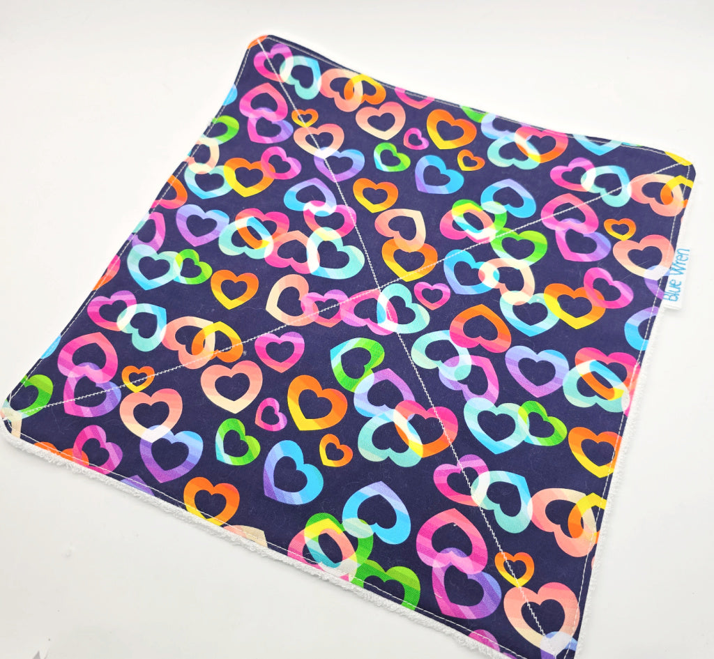 Two Heart Design Wash Cloths Gift Set and more