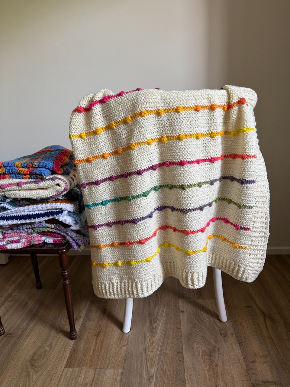 Crochet | Blanket / Throw | Various Rainbow Styles