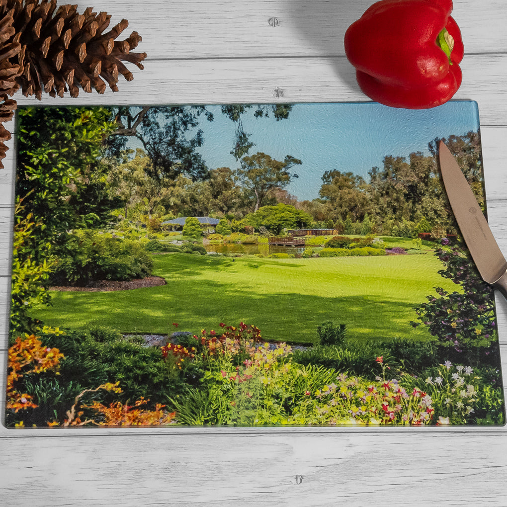 Tempered Glass Chopping Boards - Cowra Japanese Gardens Collection