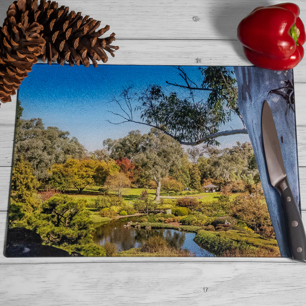 Tempered Glass Chopping Boards - Cowra Japanese Gardens Collection