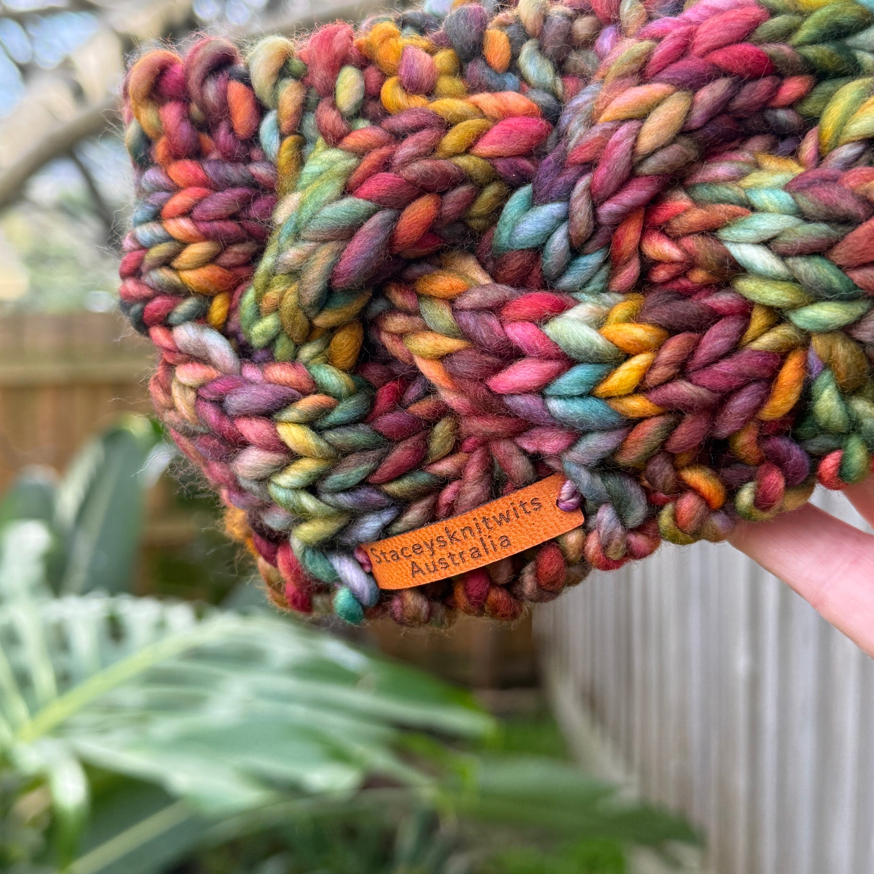 Hand Knitted Headband, Cable Merino Headband