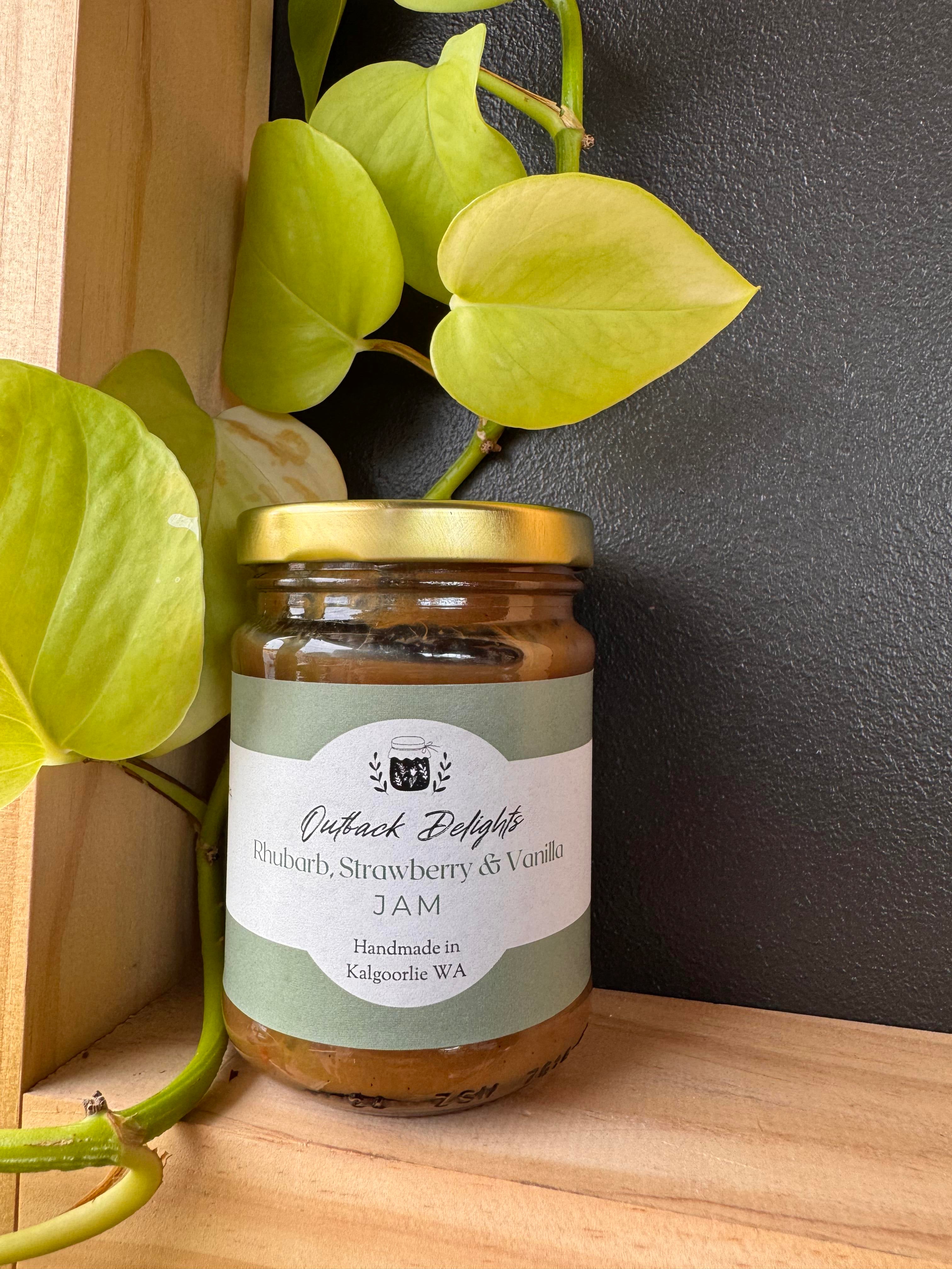 Rhubarb, Strawberry & Vanilla Jam