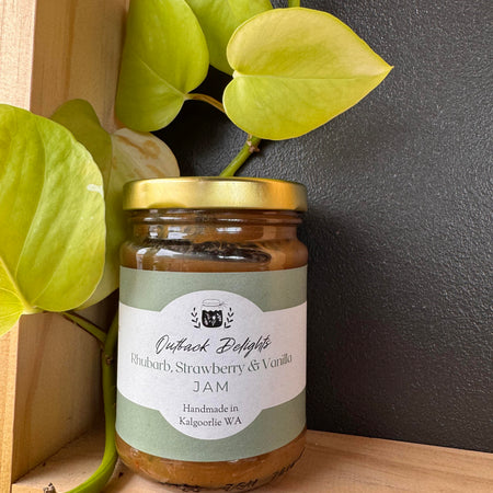 Rhubarb, Strawberry & Vanilla Jam
