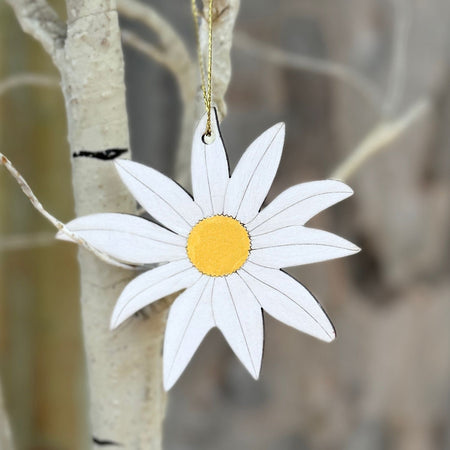 Flannel Flower Hand Painted Christmas Decoration