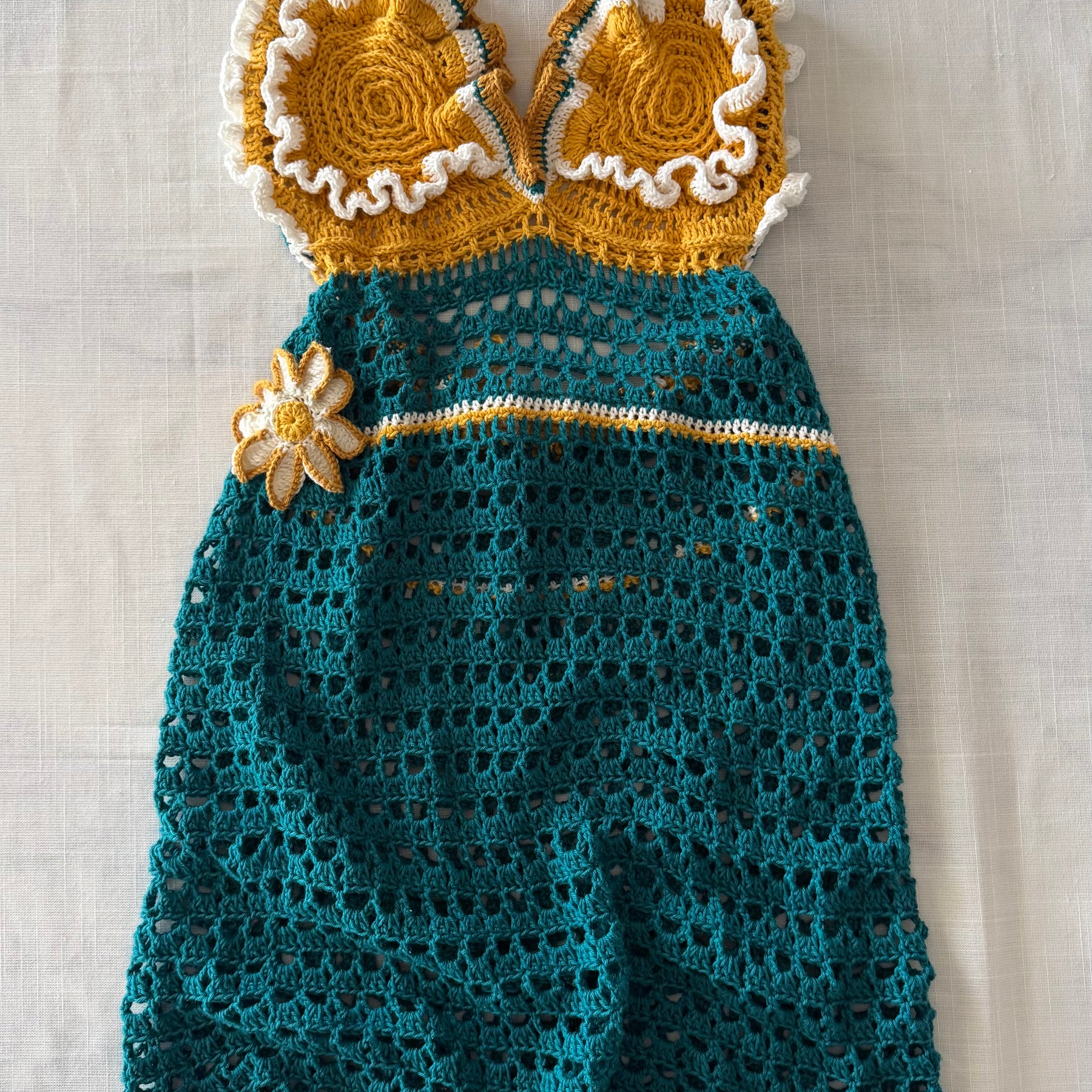 Halterneck Crochet Dress