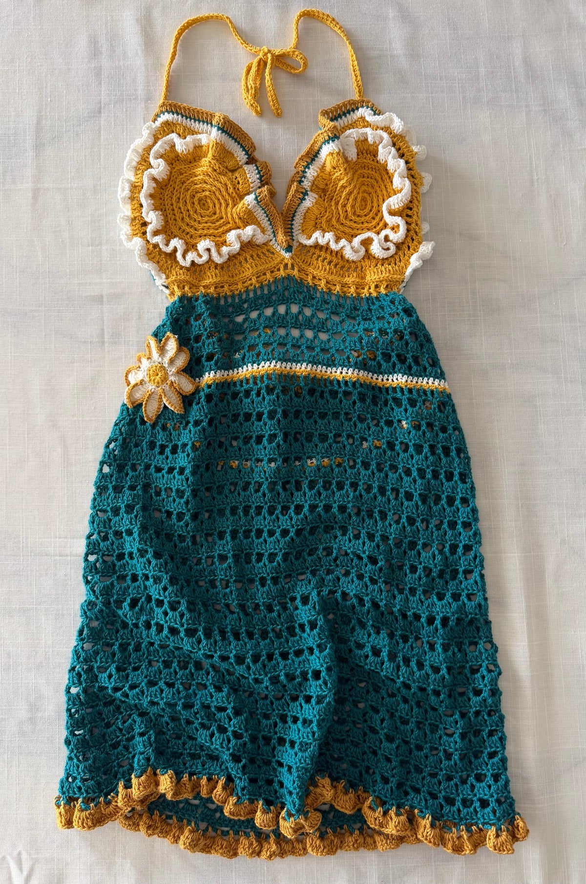 Halterneck Crochet Dress