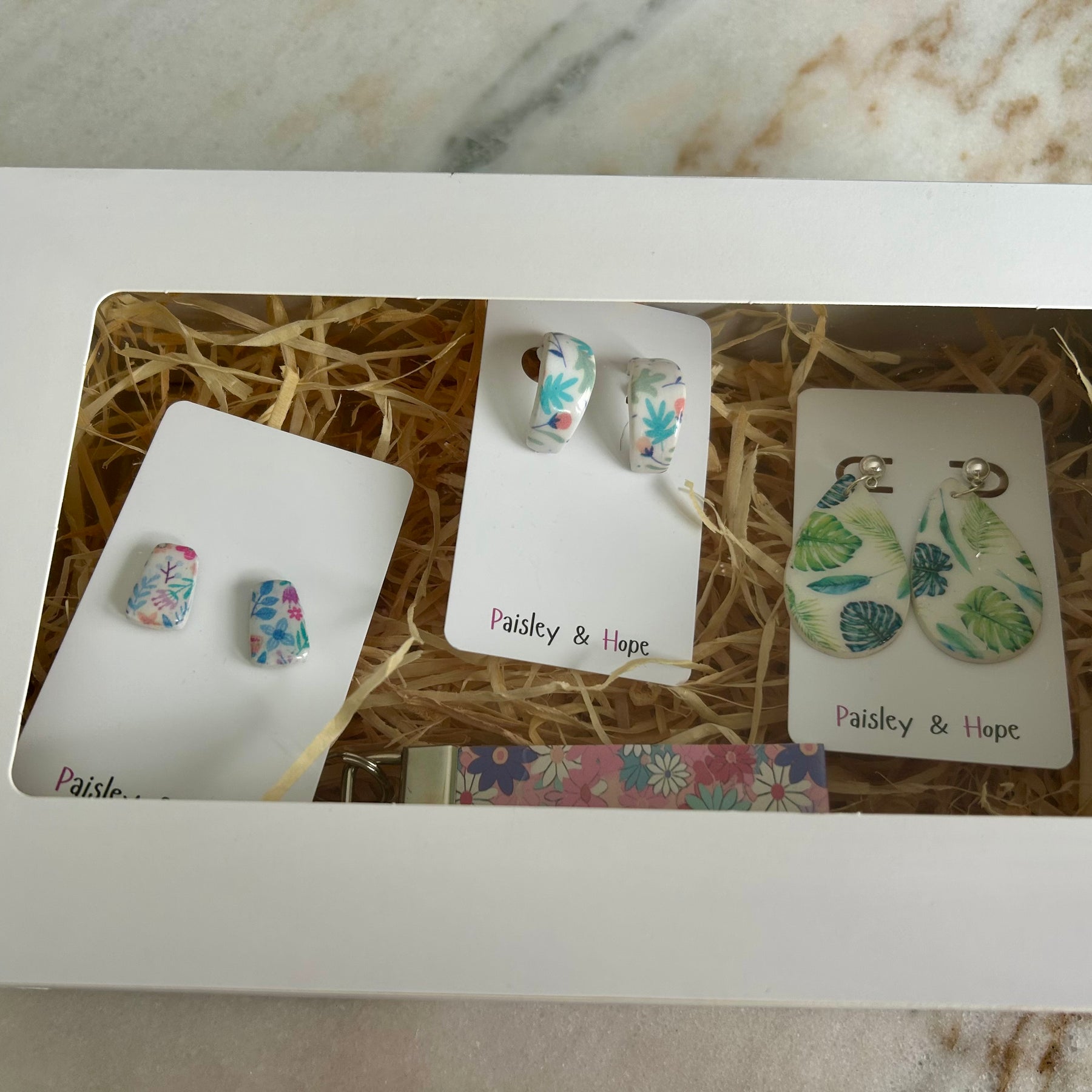 Polymer Clay & Faux Leather Botanical Gift Pack