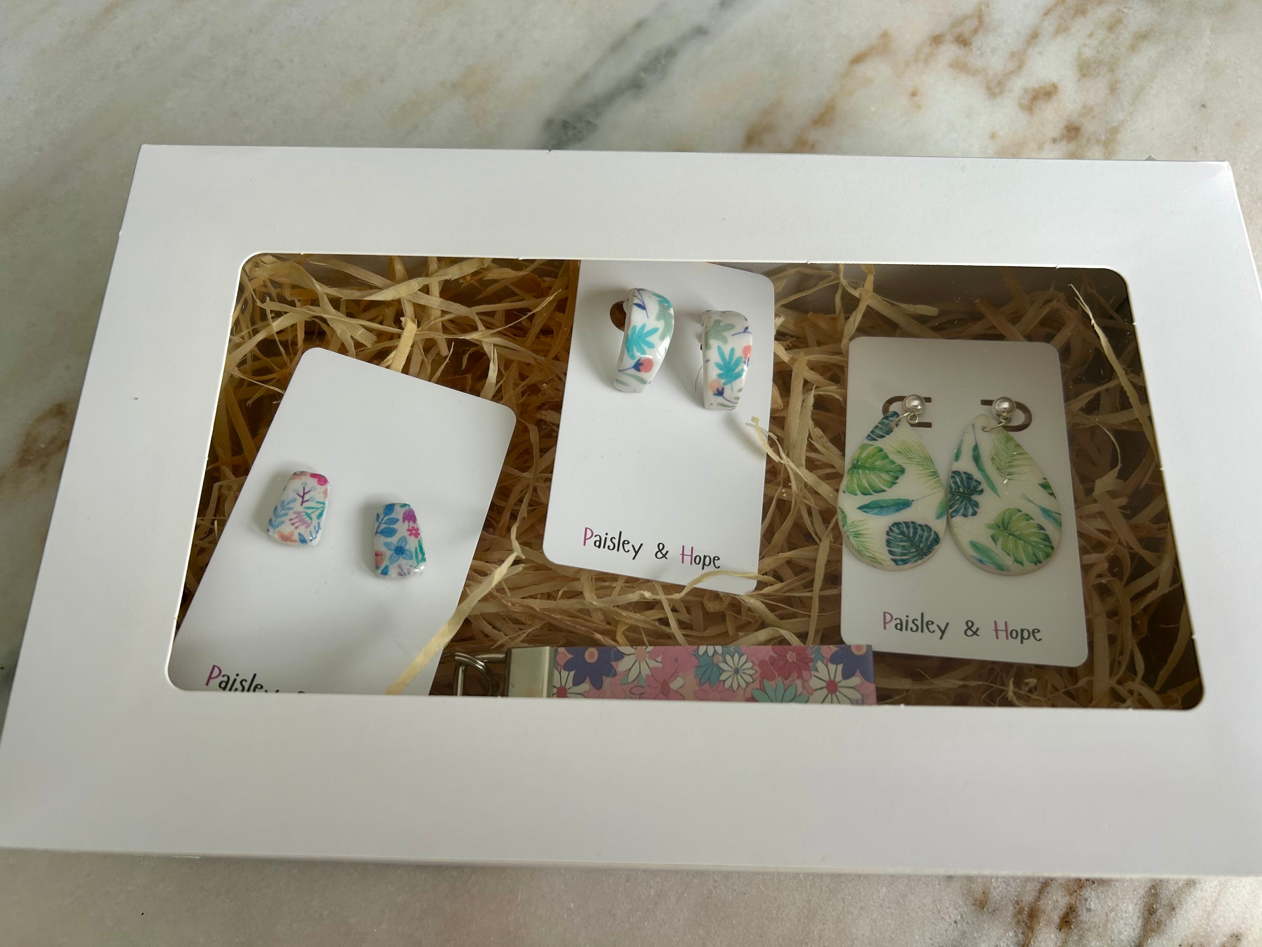 Polymer Clay & Faux Leather Botanical Gift Pack