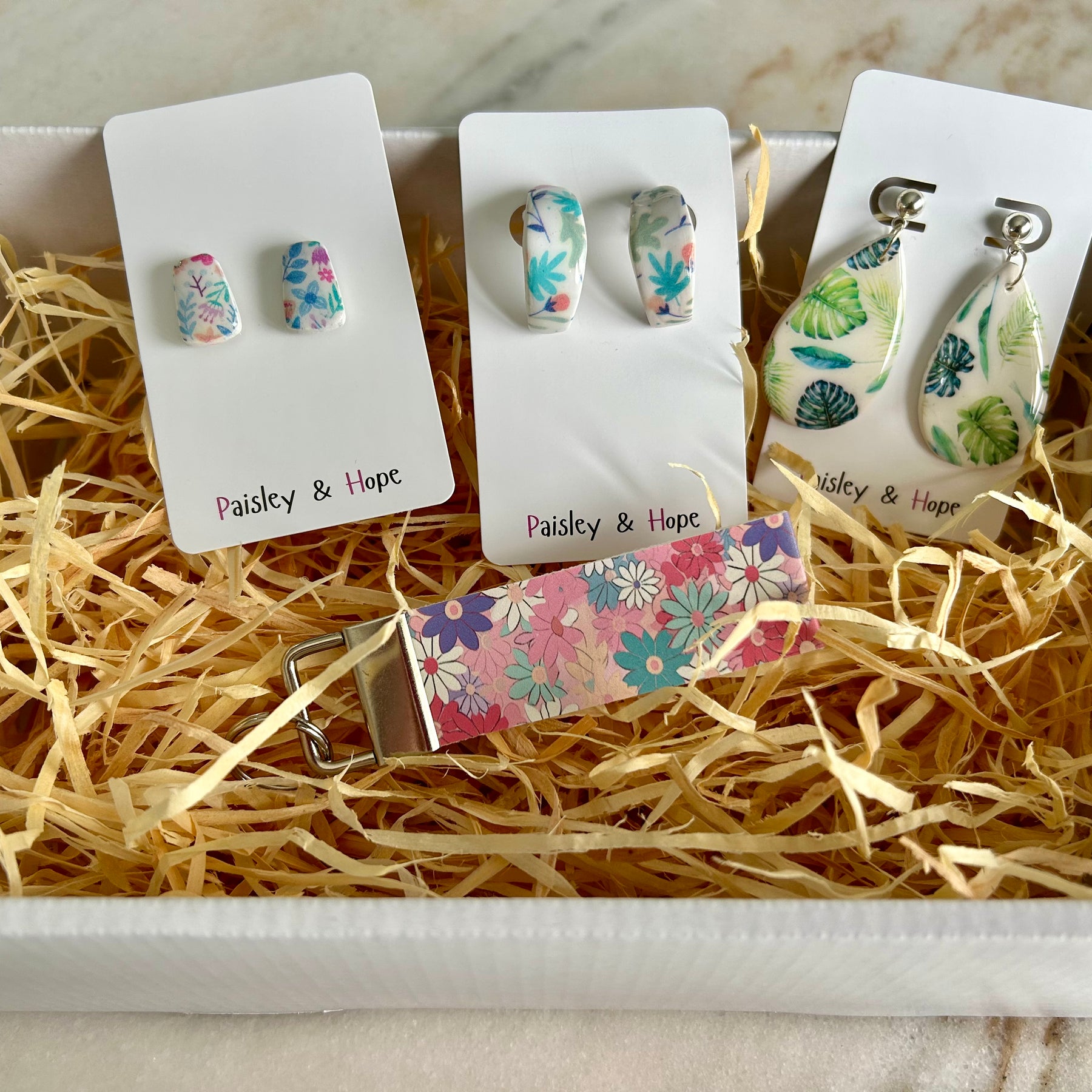 Polymer Clay & Faux Leather Botanical Gift Pack