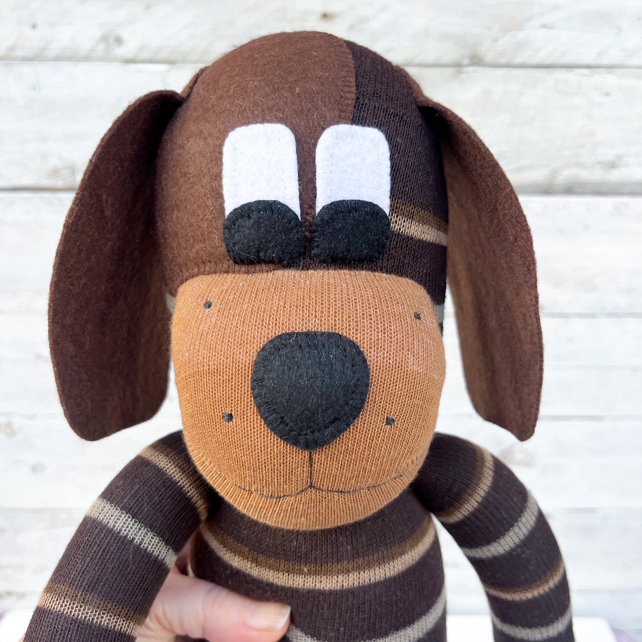 Denver the Sock Dog - READY TO POST soft toy