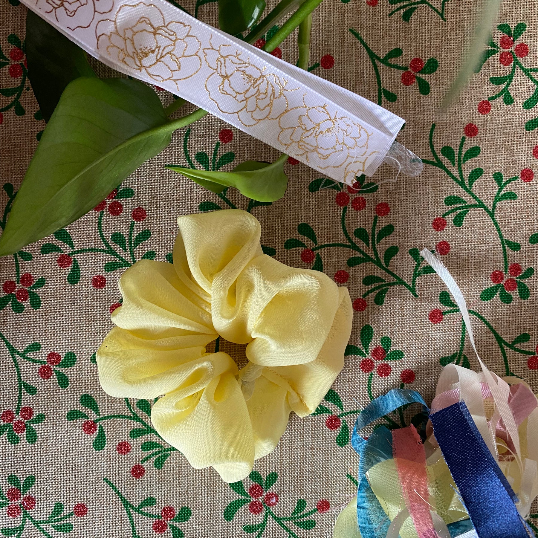 Handmade Medium Scrunchies – Satin & Crepe Hair Scrunchies