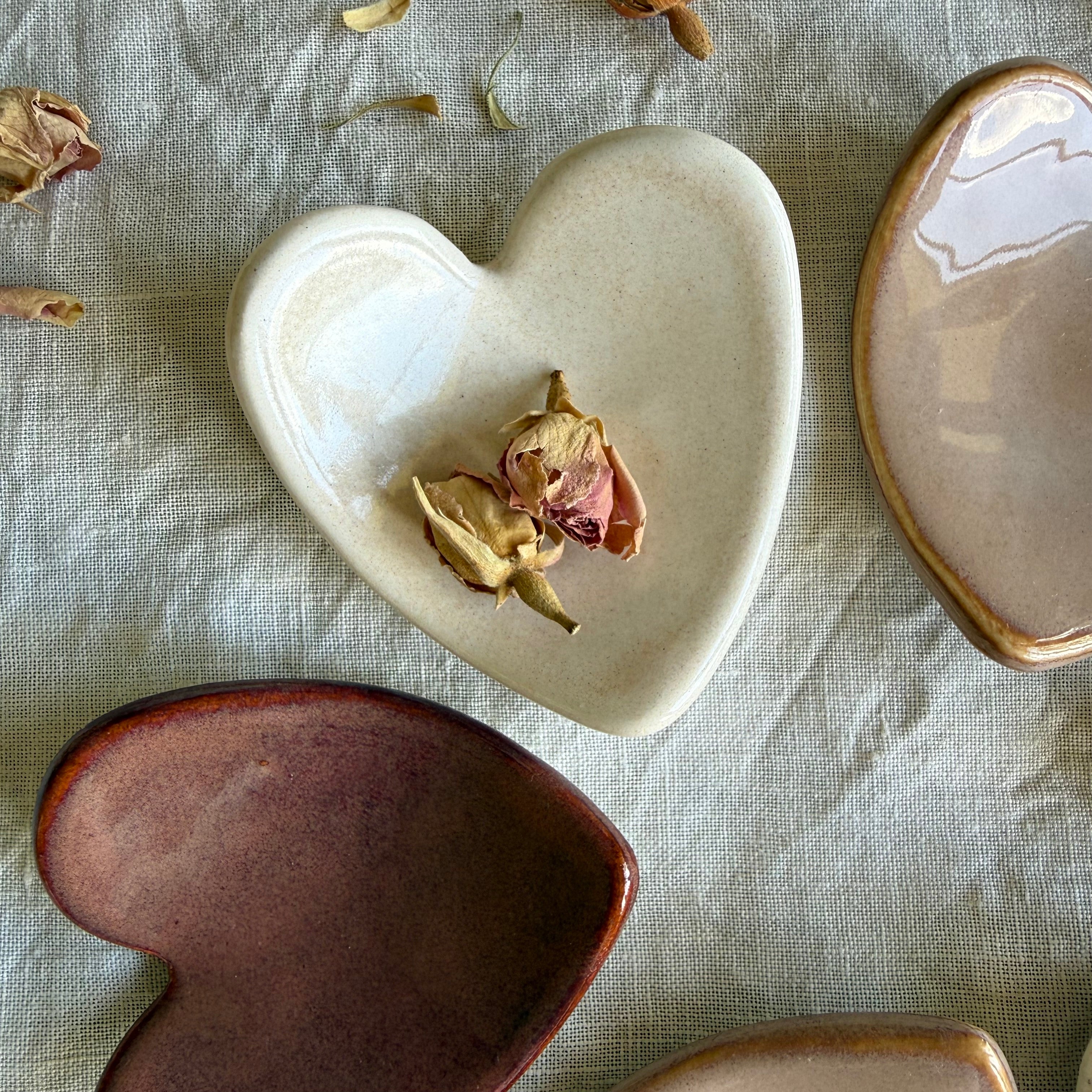 Handmade Trinket Dish | Heart Shaped | Jewellery