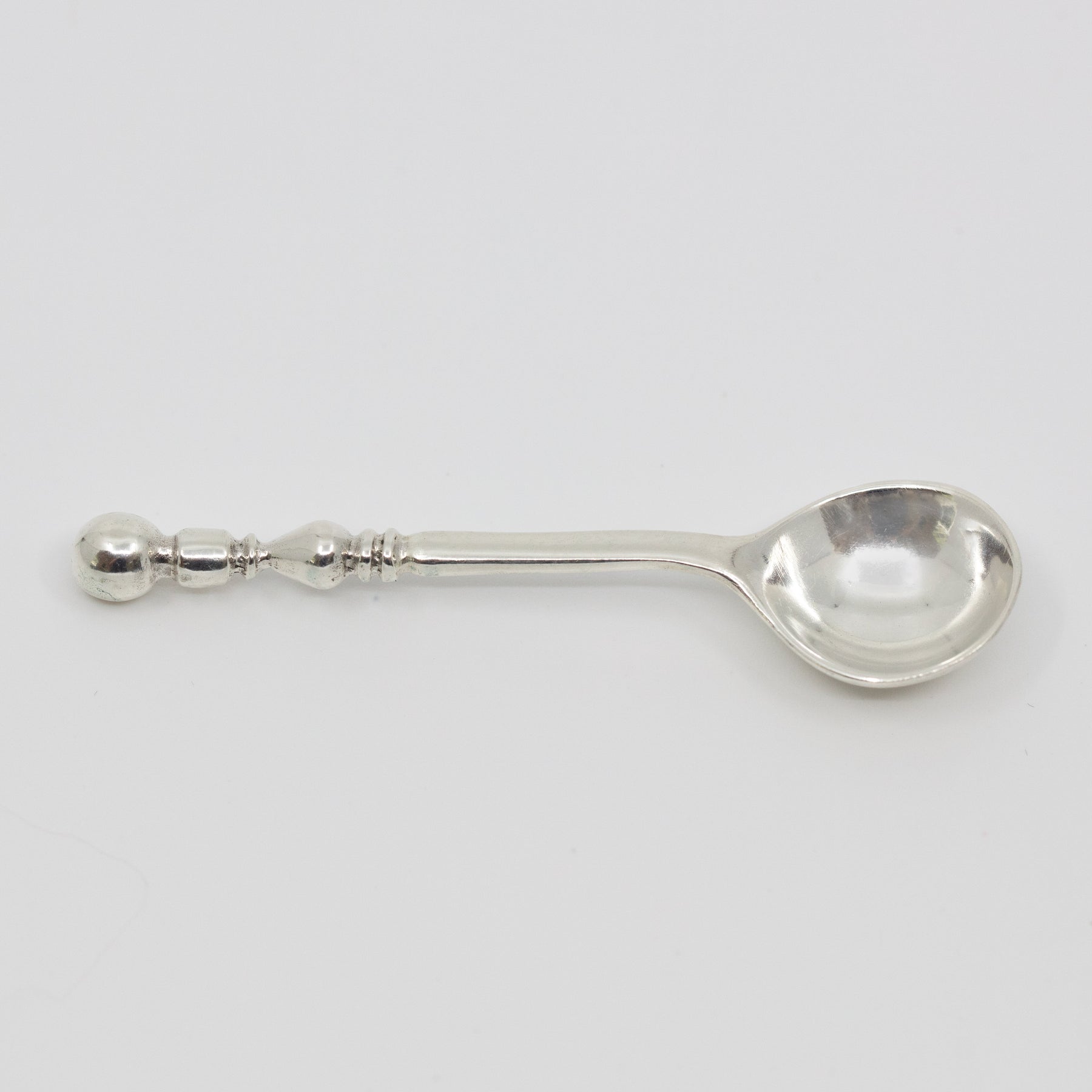 Sterling silver salt or mustard spoon
