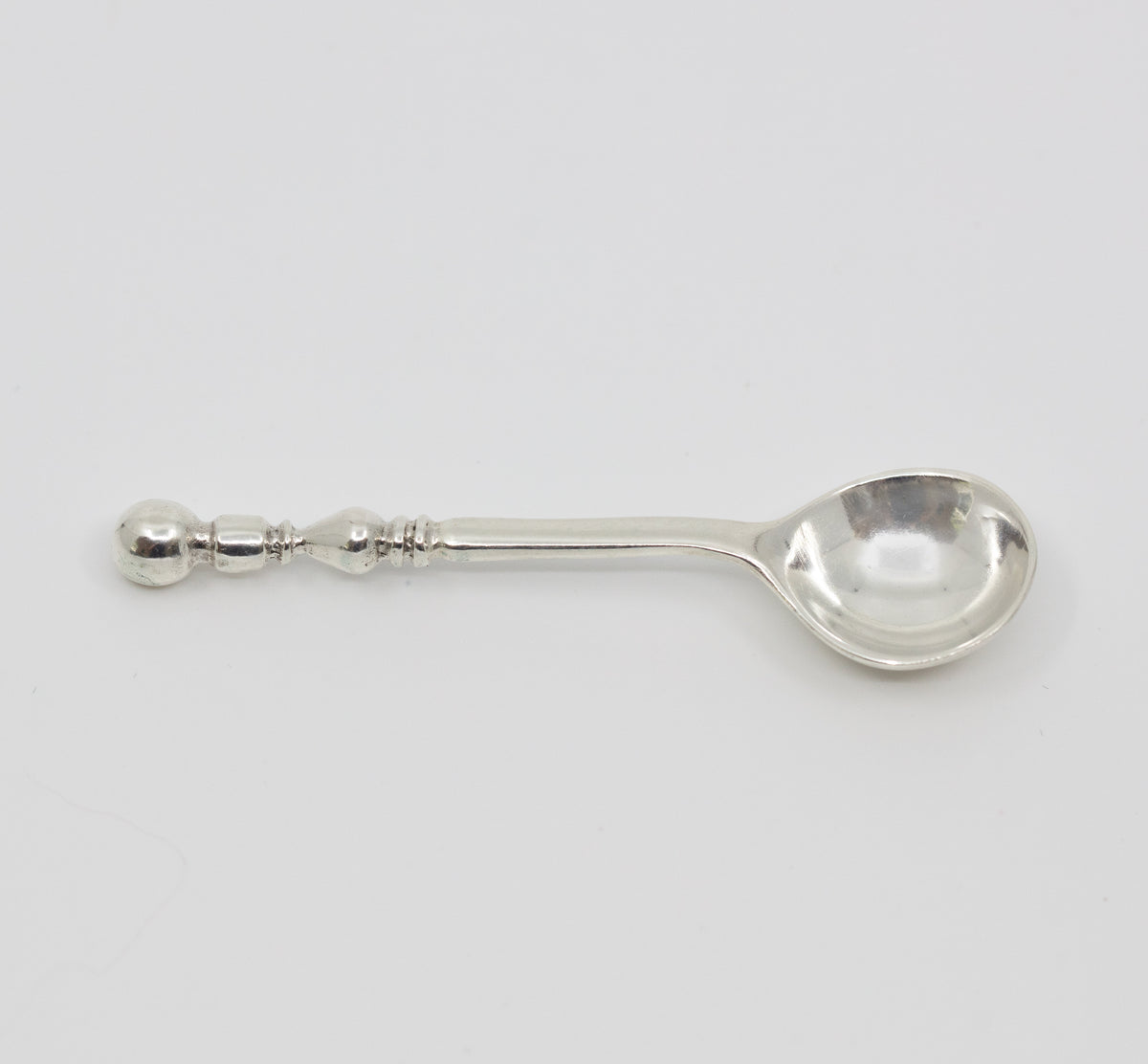 Sterling silver salt or mustard spoon