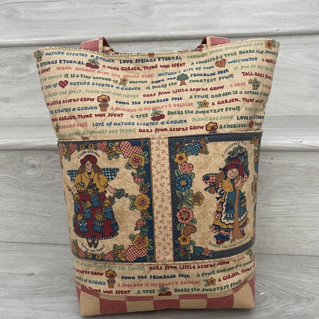 Cottage Garden Market Tote