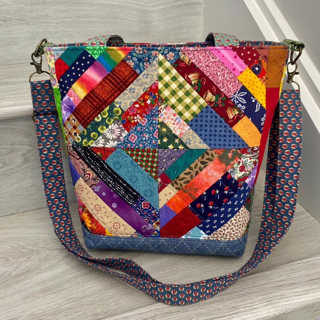 Boho Mosaic crossbody patchwork bag