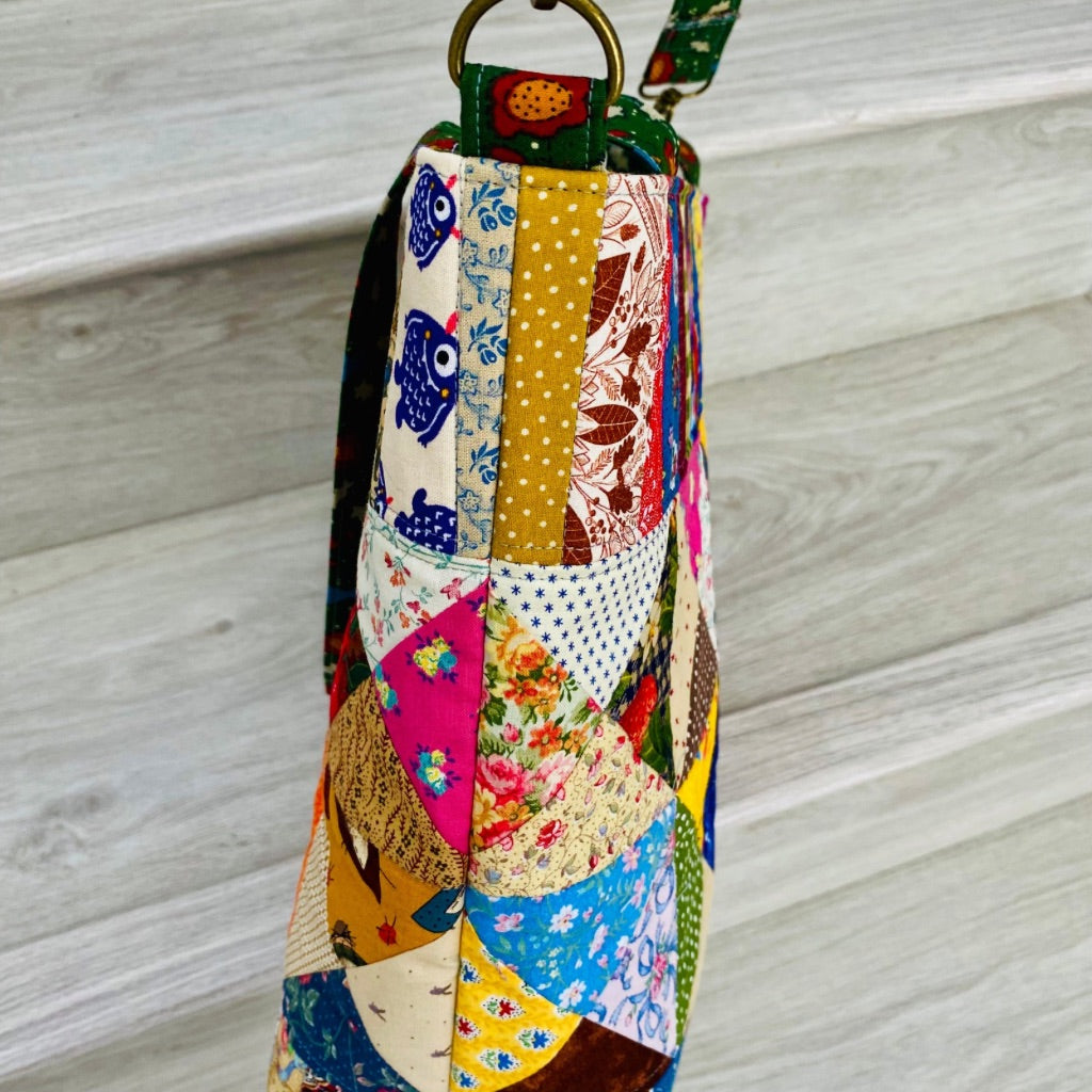 Kaleidoscope Patchwork Carry All Tote