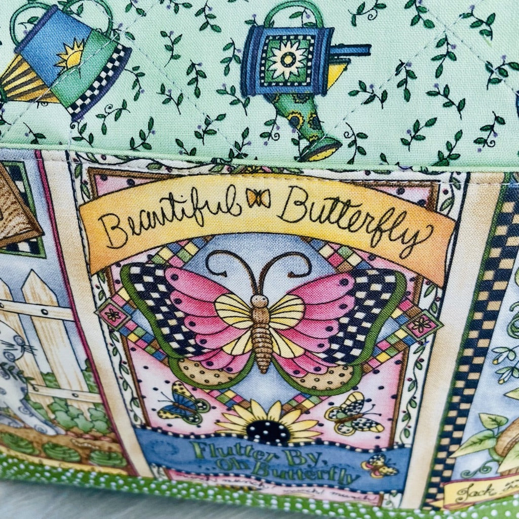 Cottage Garden patchwork tote