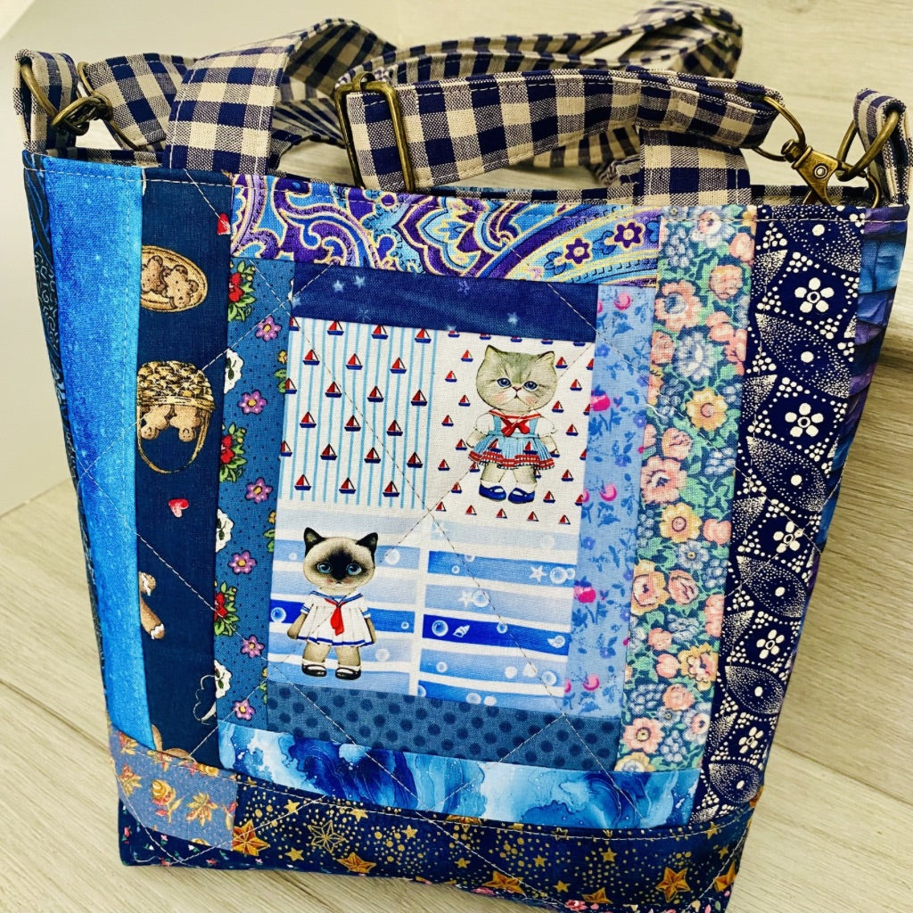 Beach Day Kitty Tote