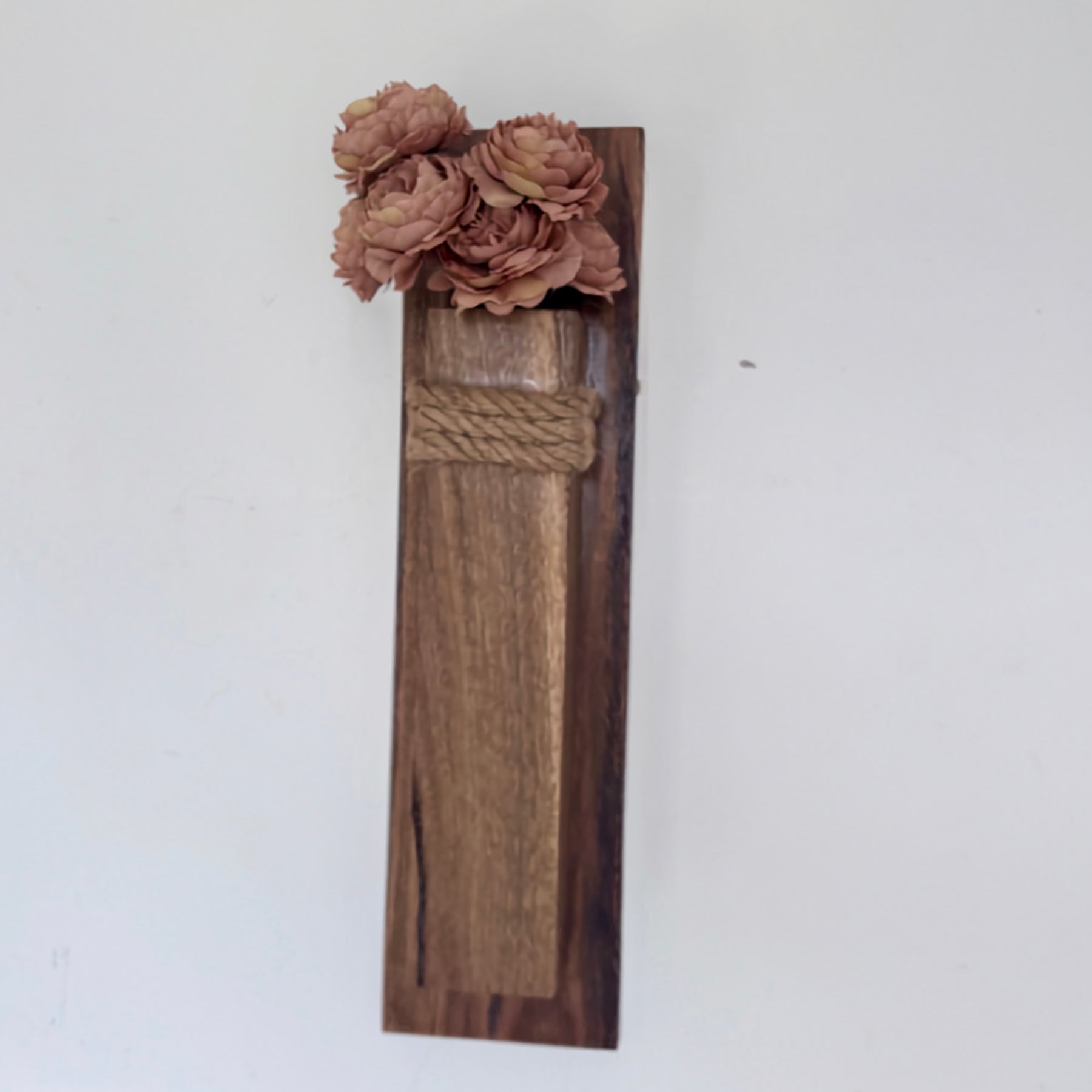 Spotted gum Wall pocket vase