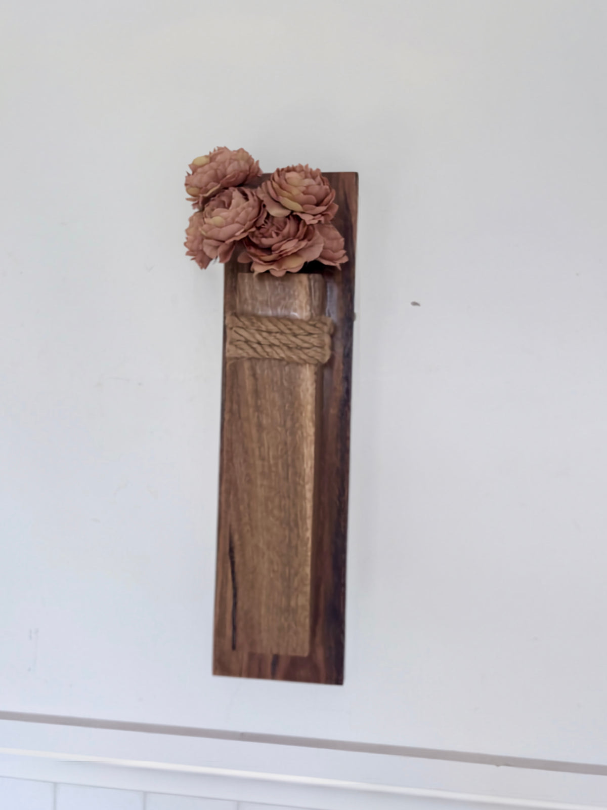 Spotted gum Wall pocket vase