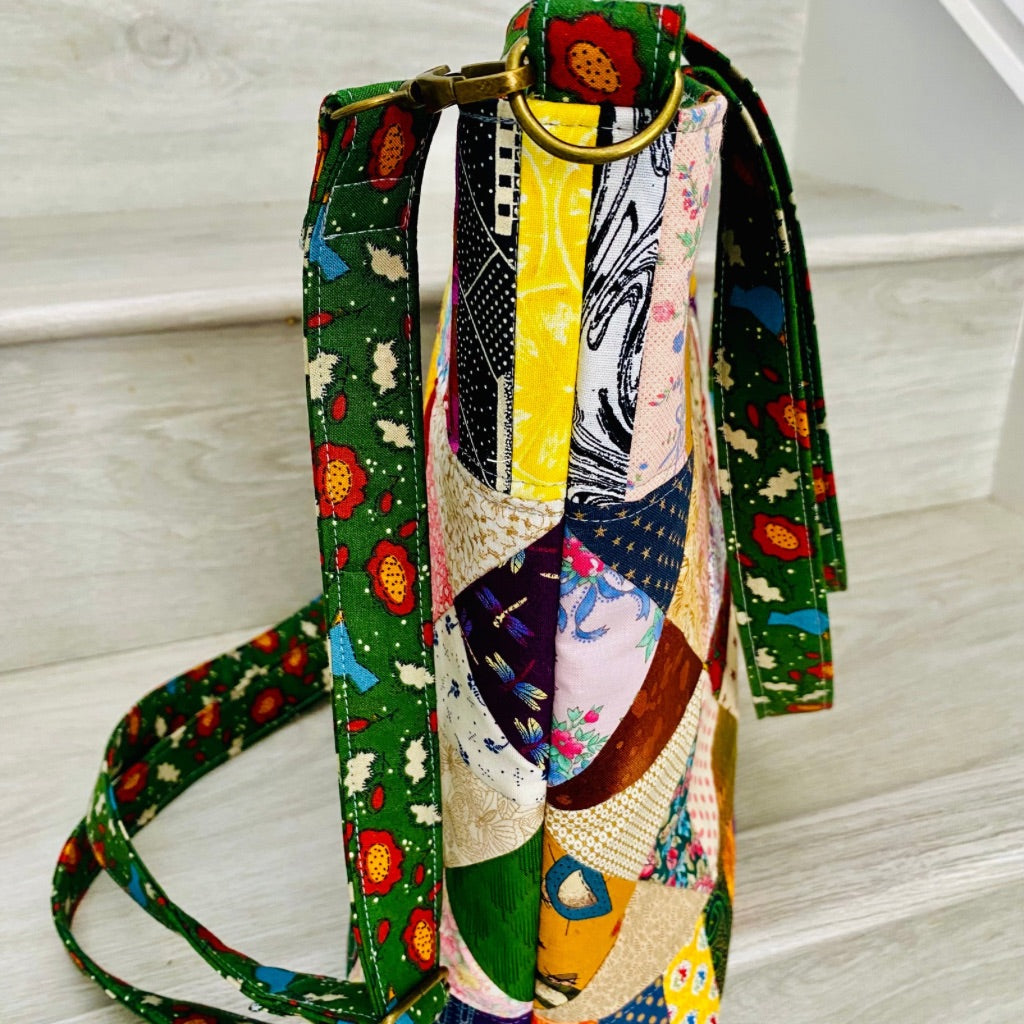 Kaleidoscope Patchwork Carry All Tote