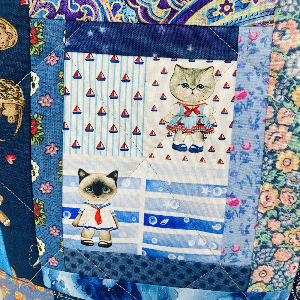 Beach Day Kitty Tote