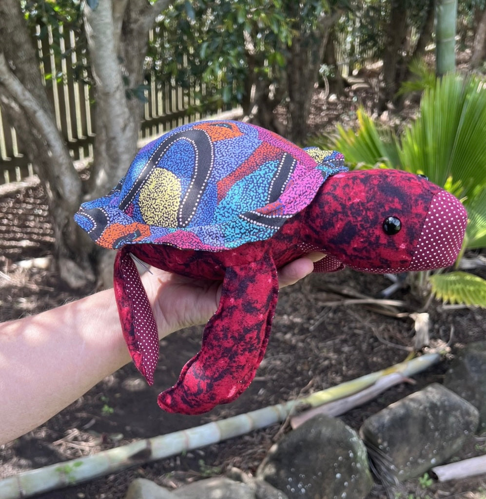 Handmade fabric Turtle