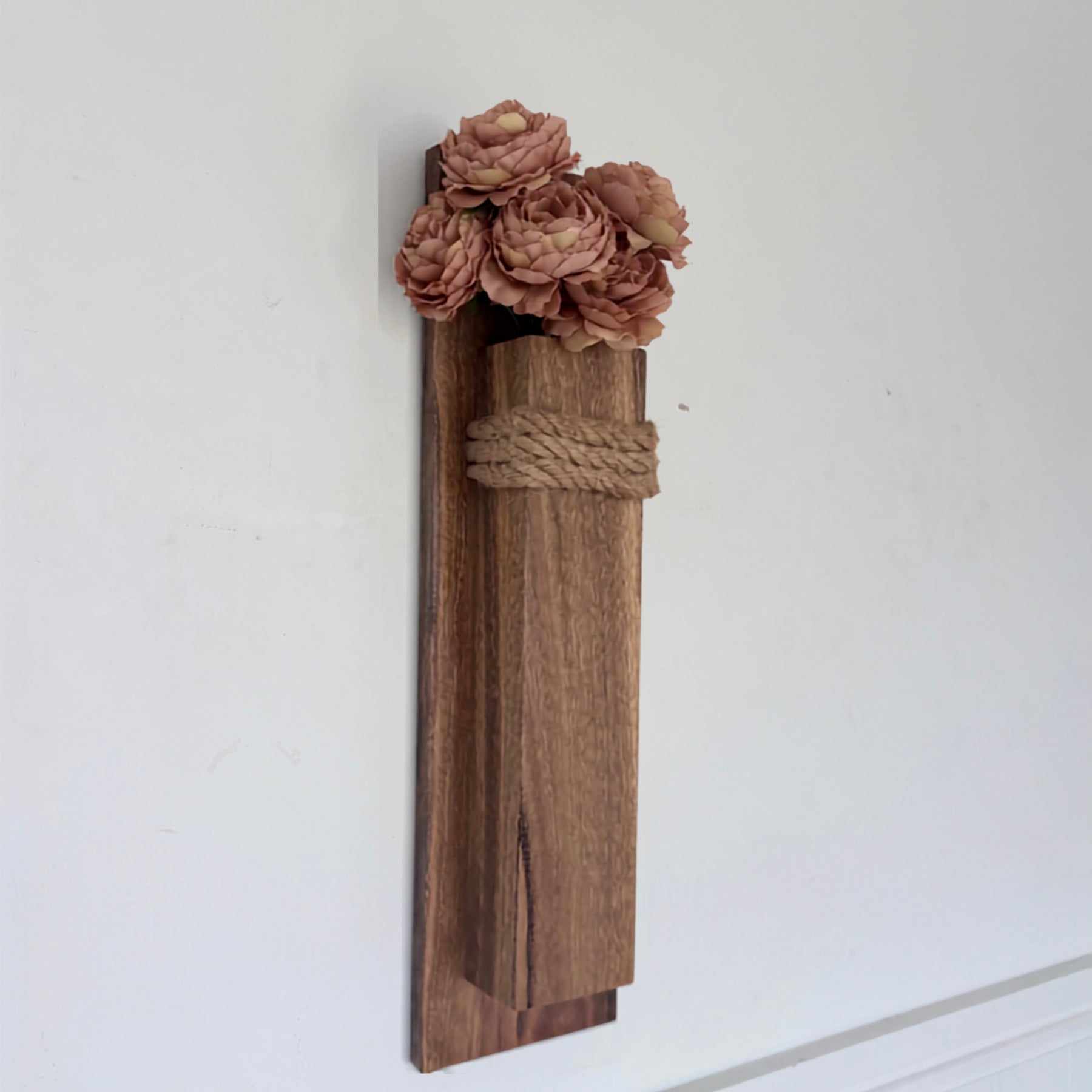 Spotted gum Wall pocket vase