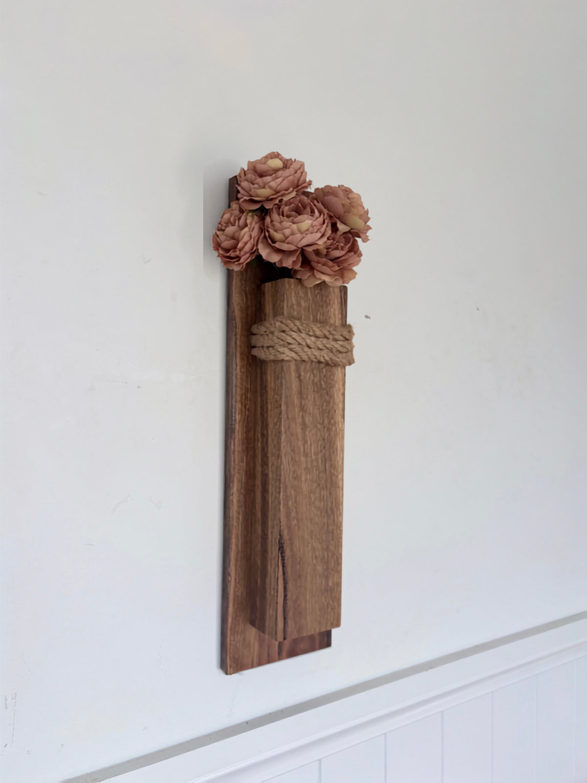 Spotted gum Wall pocket vase