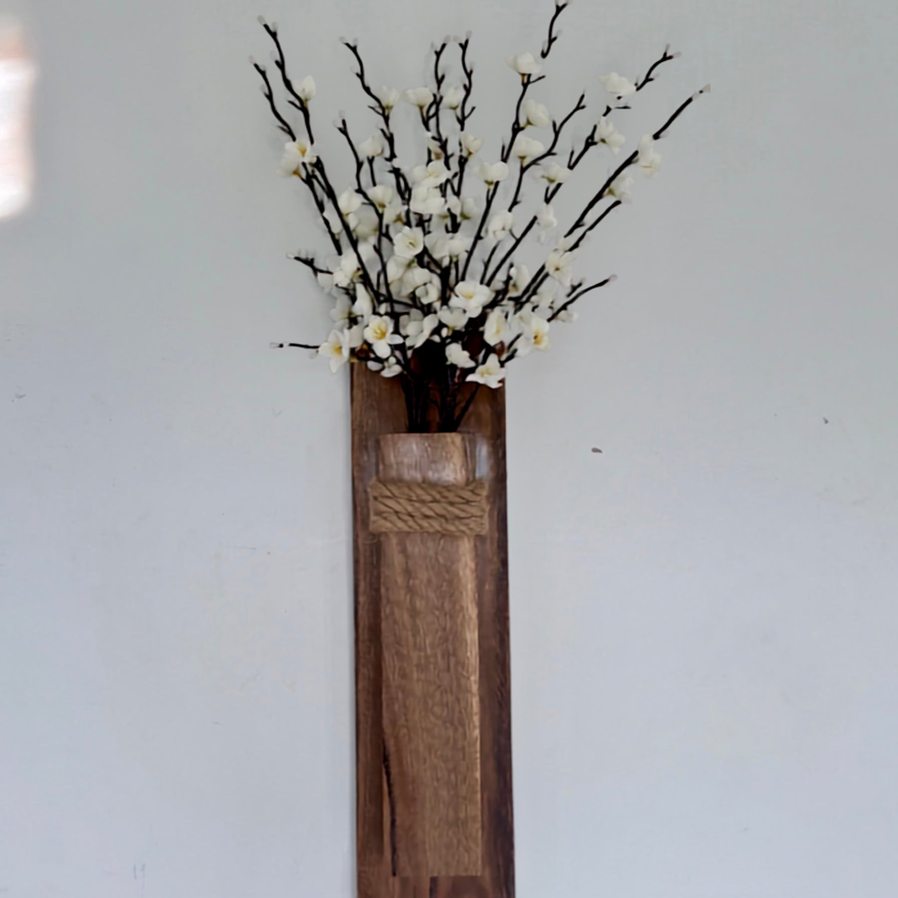 Spotted gum Wall pocket vase