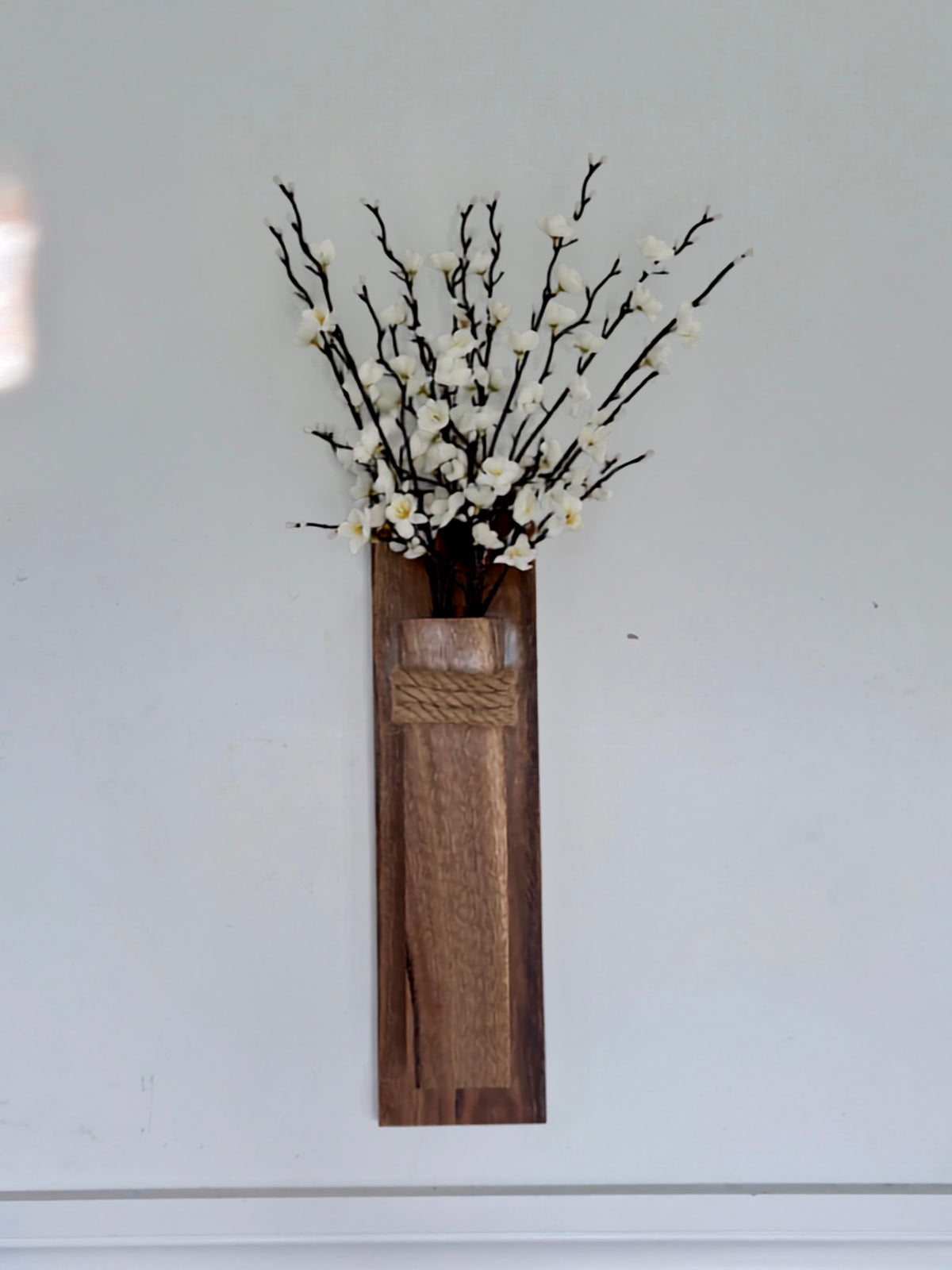 Spotted gum Wall pocket vase