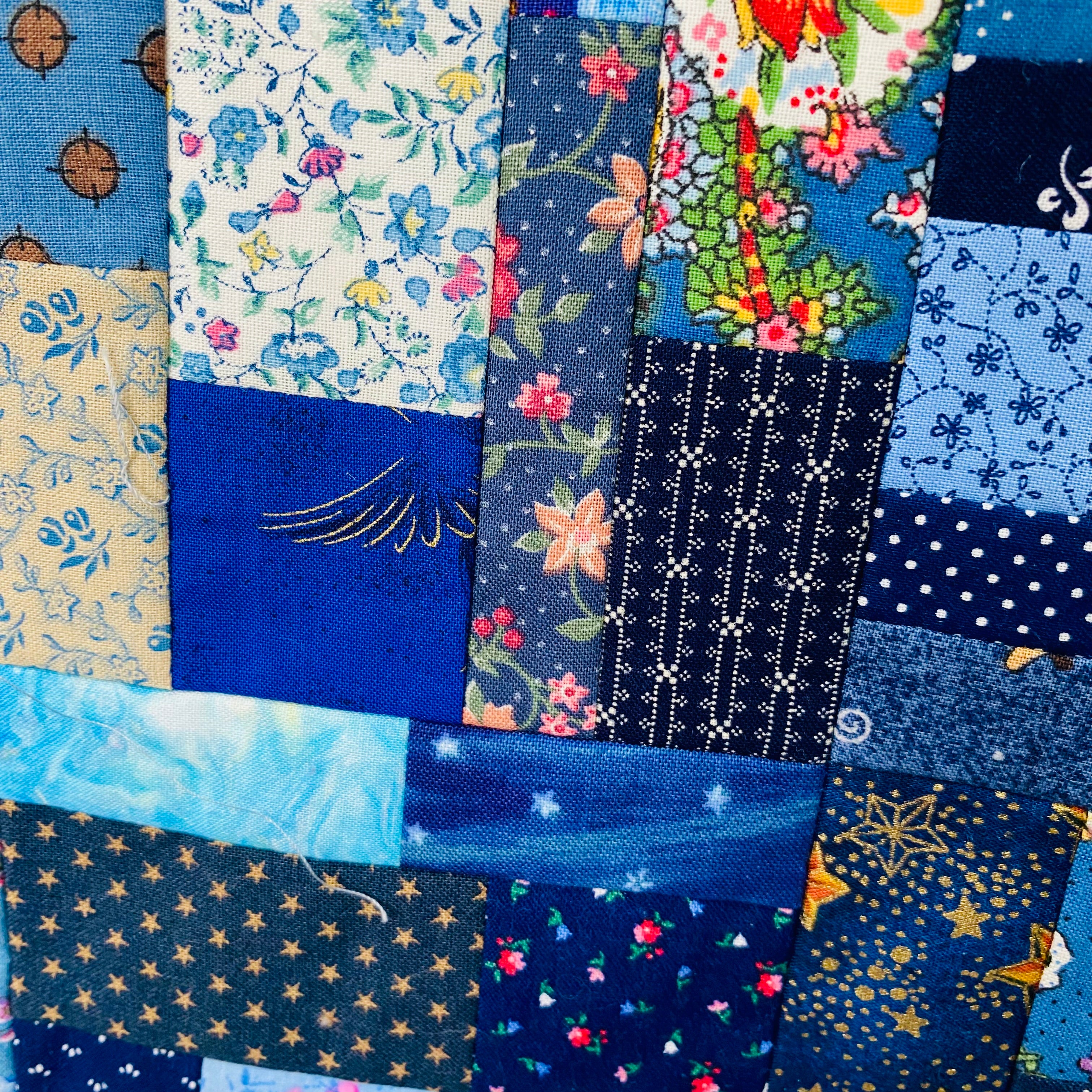 Midnight Mosaic Patchwork Tote