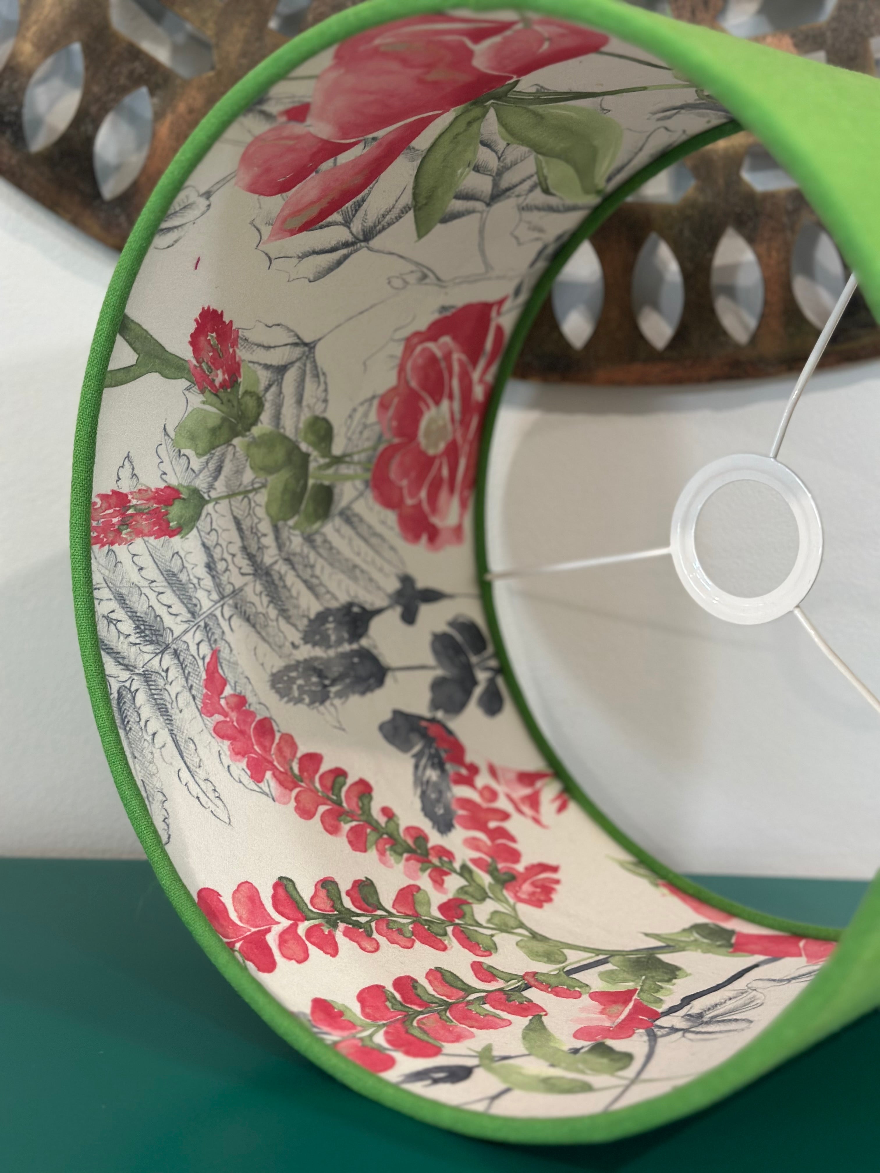 Melissa double side drum lampshade