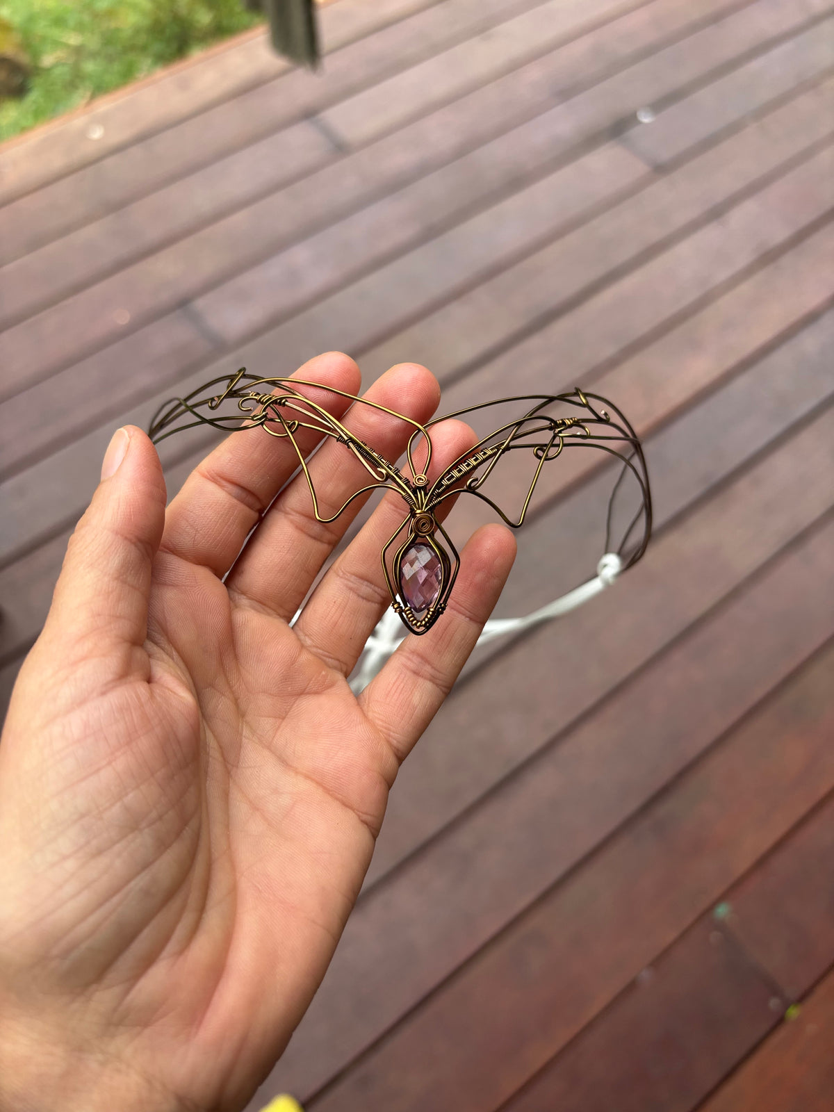 Amethyst Crystal elven fairy fantasy crown