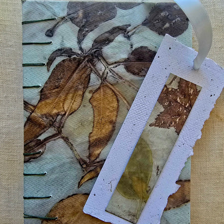 Handmade Eco Printed Botanical Journal