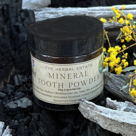 Mineral Tooth Powder | Fluoride free | Formulated with Hydroxyapatite and natural minerals | 50g or 100g.