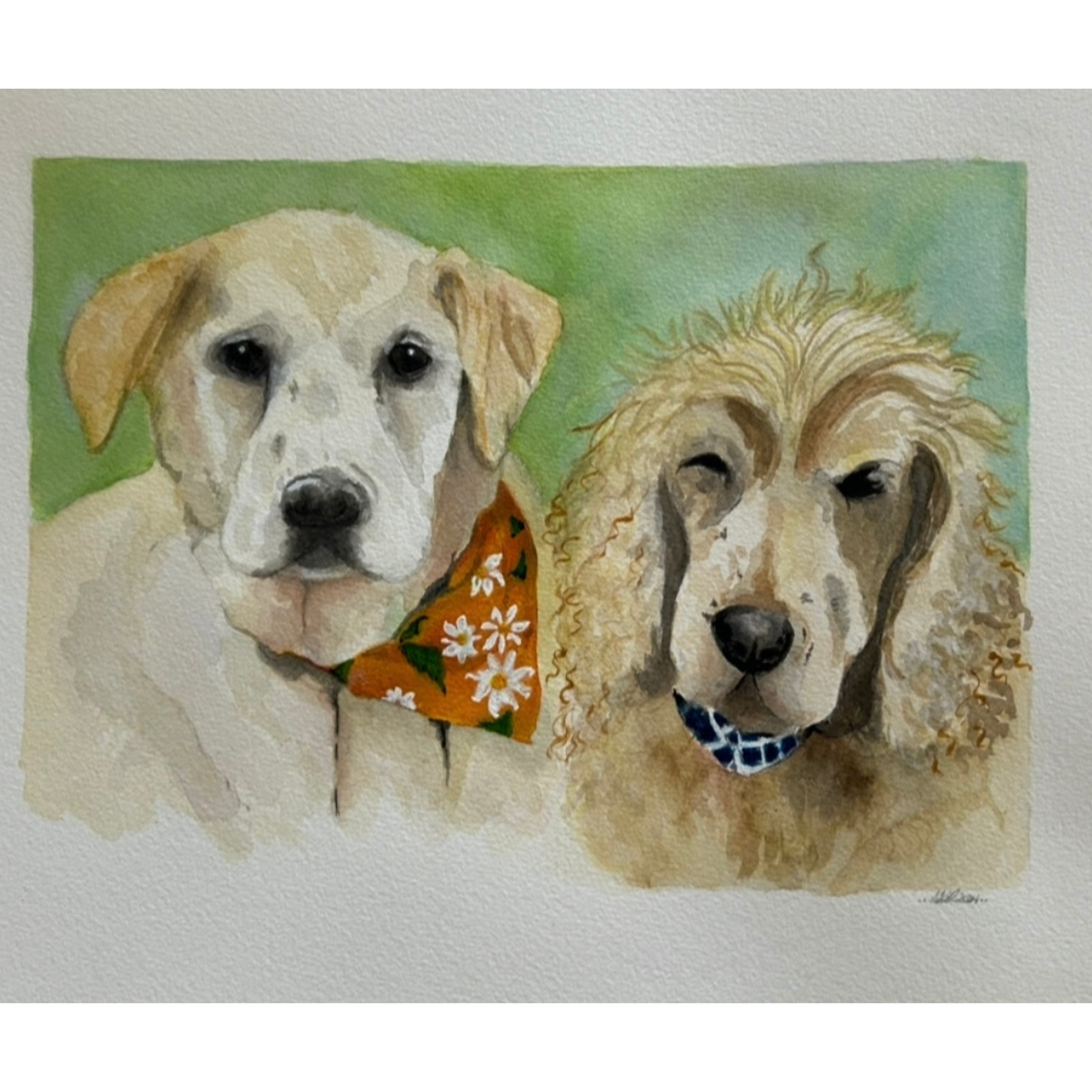 Pet Portrait Watercolour – Soul Imprint (Intuitive Animal Connection)