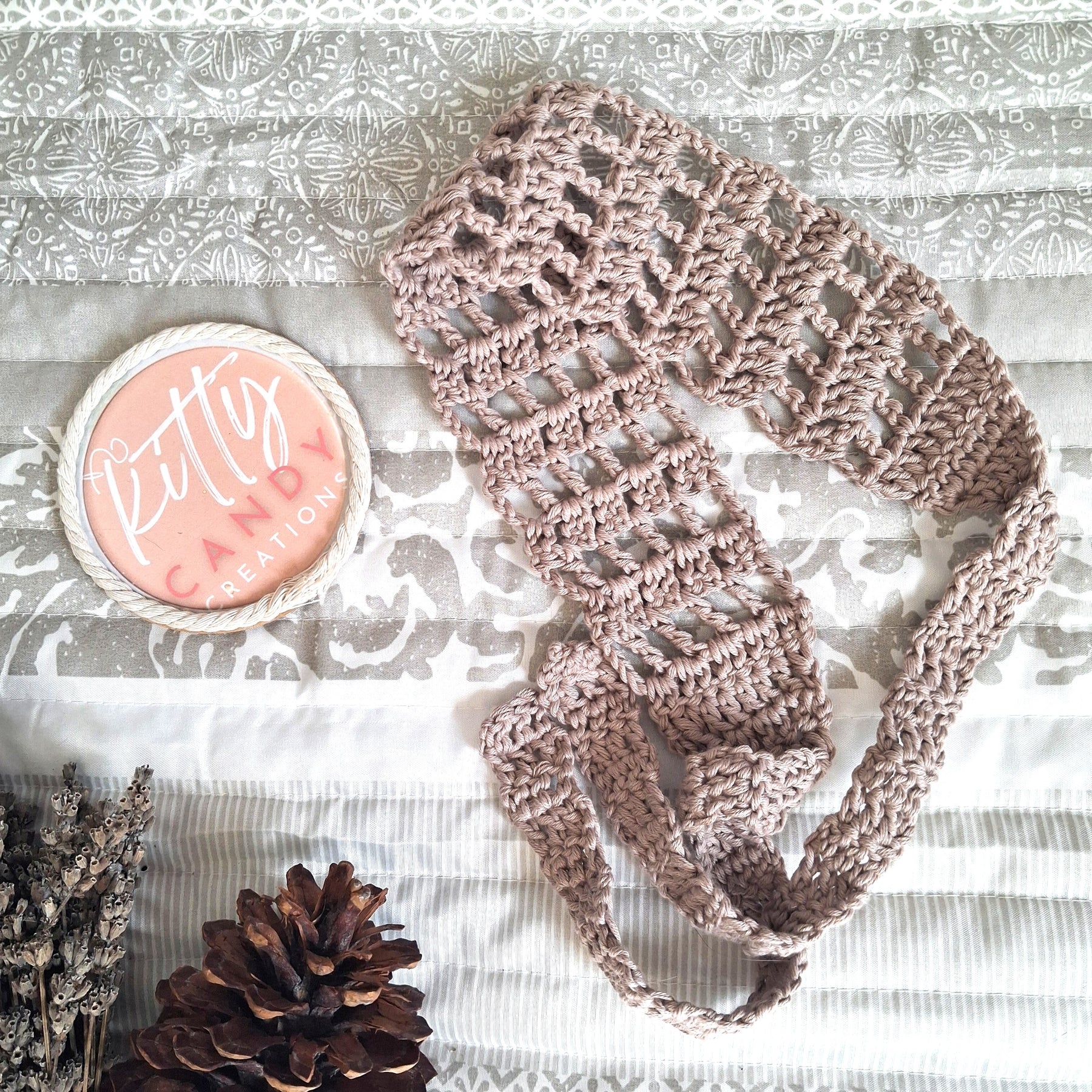 Handmade Crochet Headband - Cotton