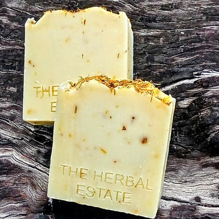 2 x  Calendula Bars | Gentle Herbal  Bar | Sensitive Skin Cleanser | Natural Handmade | Soothing Skin Care   120g each.