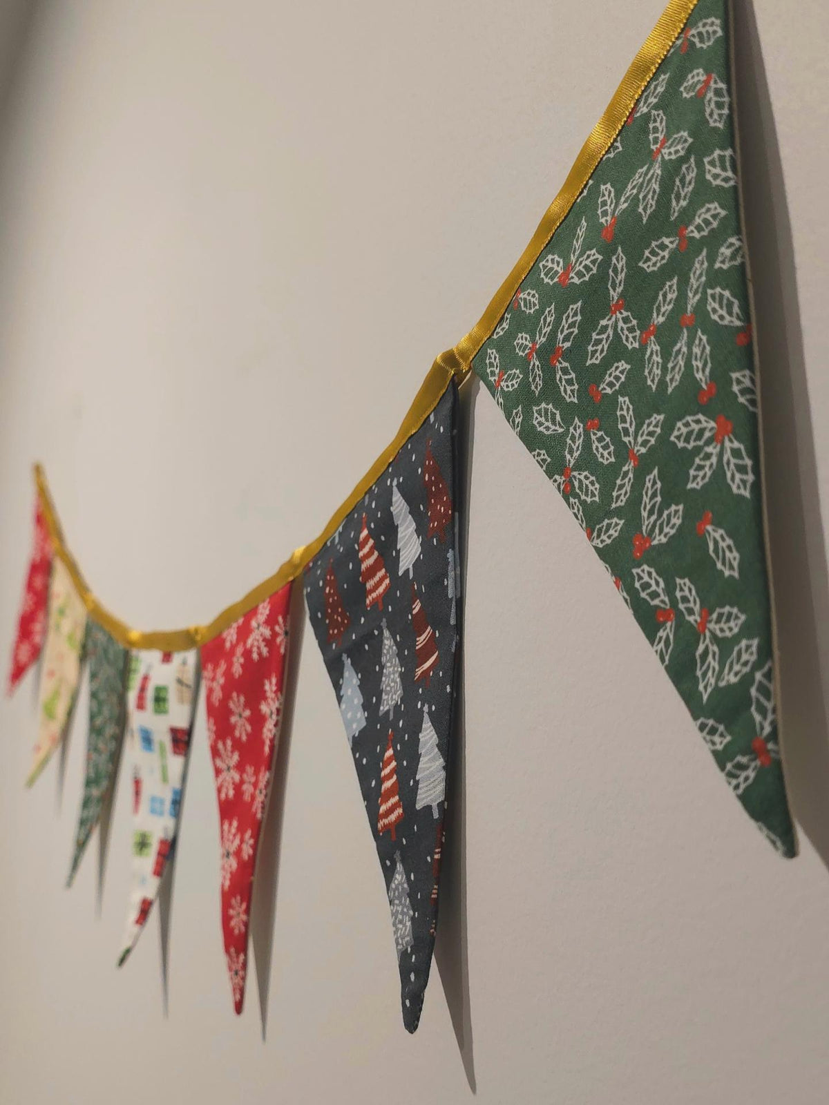 Unique Christmas Bunting: Handmade Holiday Keepsake