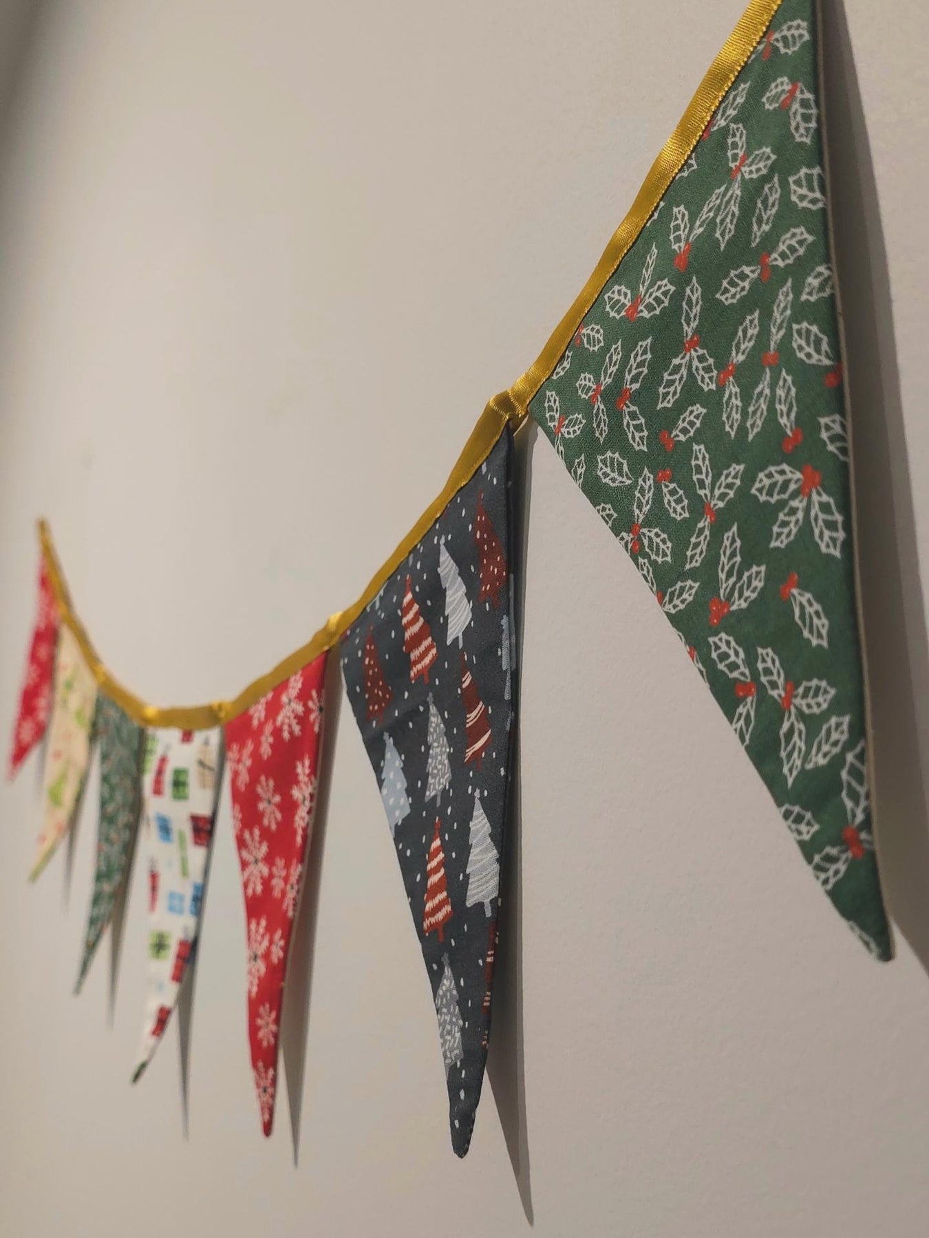 Unique Christmas Bunting: Handmade Holiday Keepsake