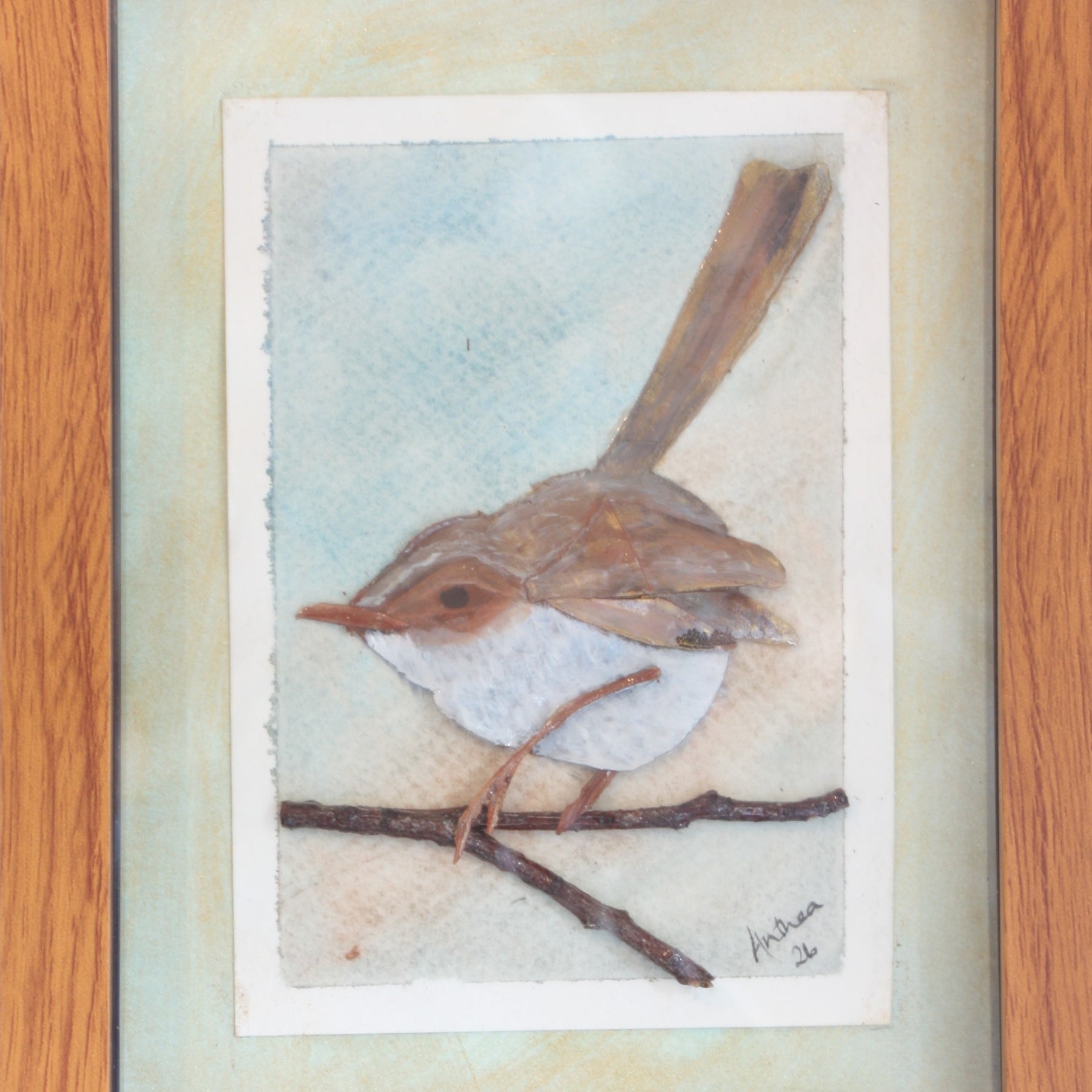 Female Fairy Wren Original Artwork