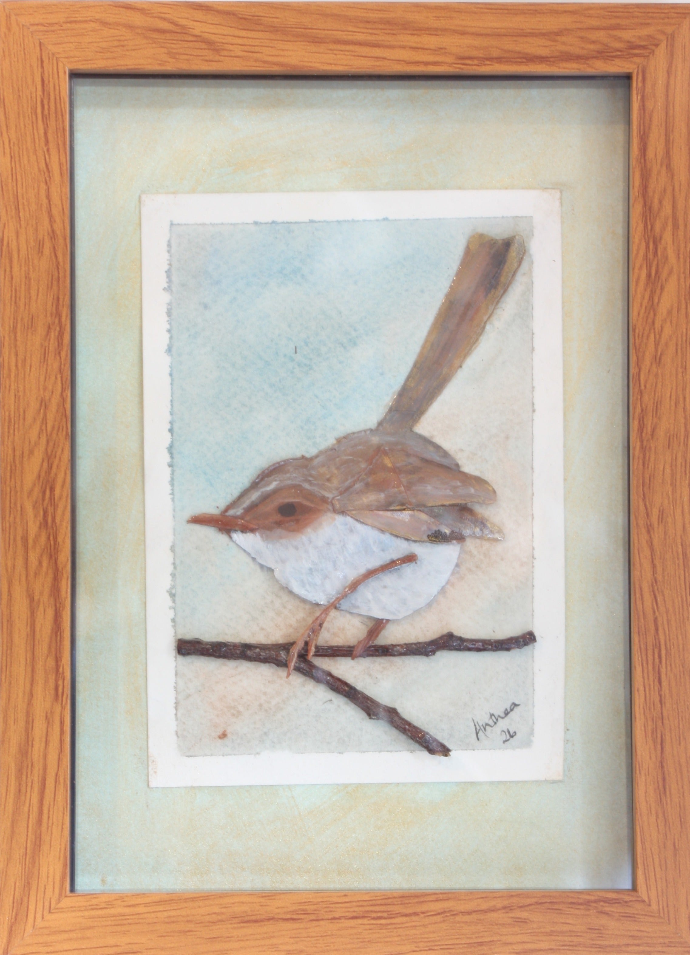 Female Fairy Wren Original Artwork