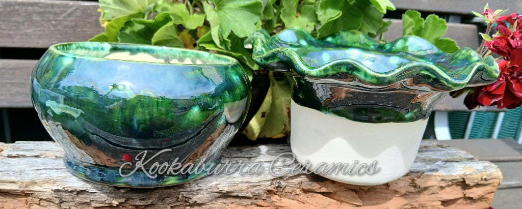 Ceramic African Violet Pot Self Watering