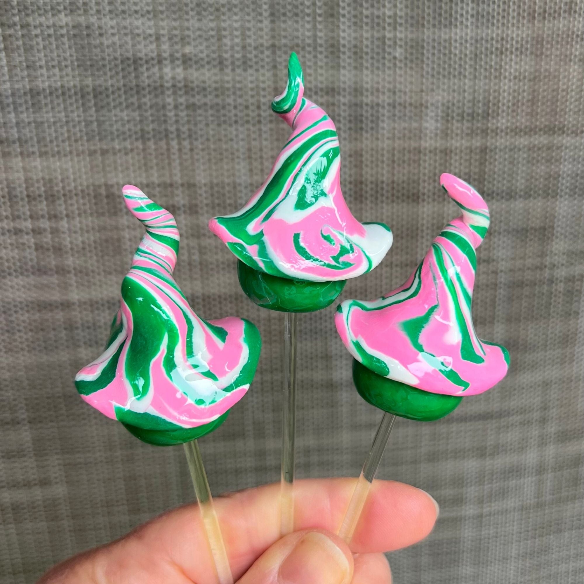 Whimsical gnome trio - Lolli, Mossy & Snip
