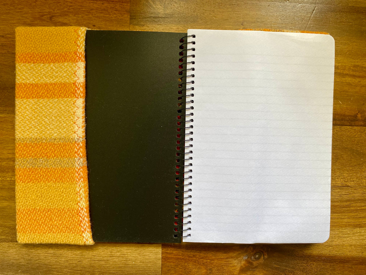 A5 Upcycled Notebook Dachshund - Orange